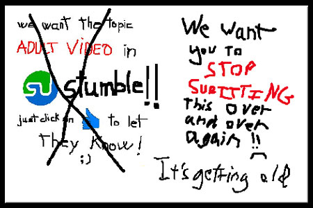 Adult StumbleUpon Feature Request Spoof