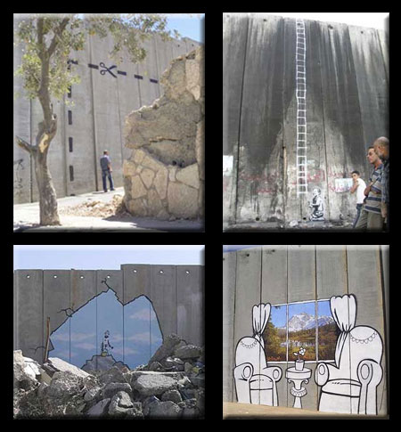 Banksy at the West Bank Barrier
